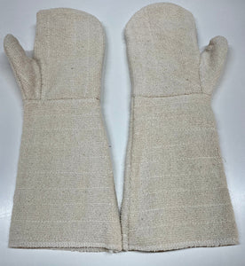 Commercial grade natural fibre Bakers Oven Mitts