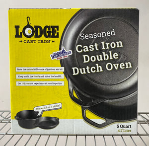 THE FAMOUS LODGE L8DD3 or LCC3 CAST IRON COMBO COOKER/SKILLET SET